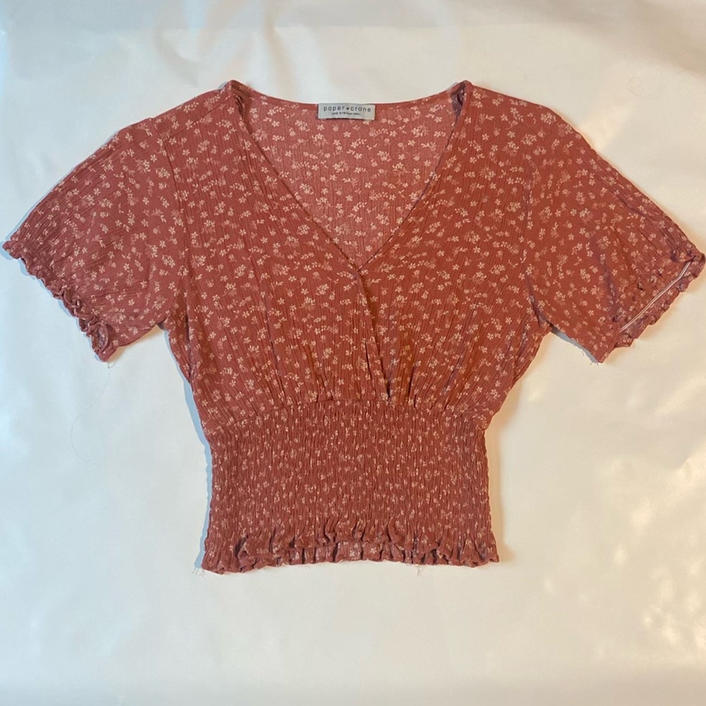 Paper Crane Floral Blouse